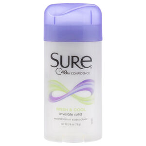 Sure Invisible Solid Anti-Perspirant Deodorant - Fresh and Cool For